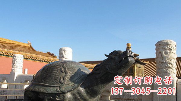 常州铸铜龙龟寺庙神兽铜雕