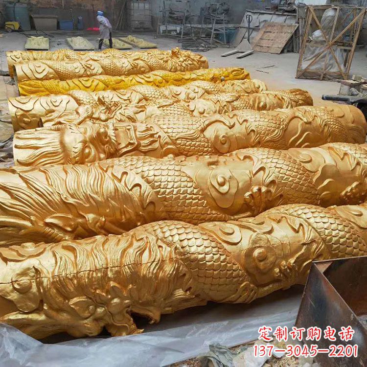 常州铸铜龙柱