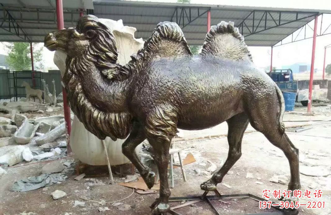 常州铸铜骆驼雕塑 (2)