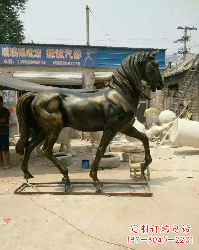 常州铸铜马雕塑
