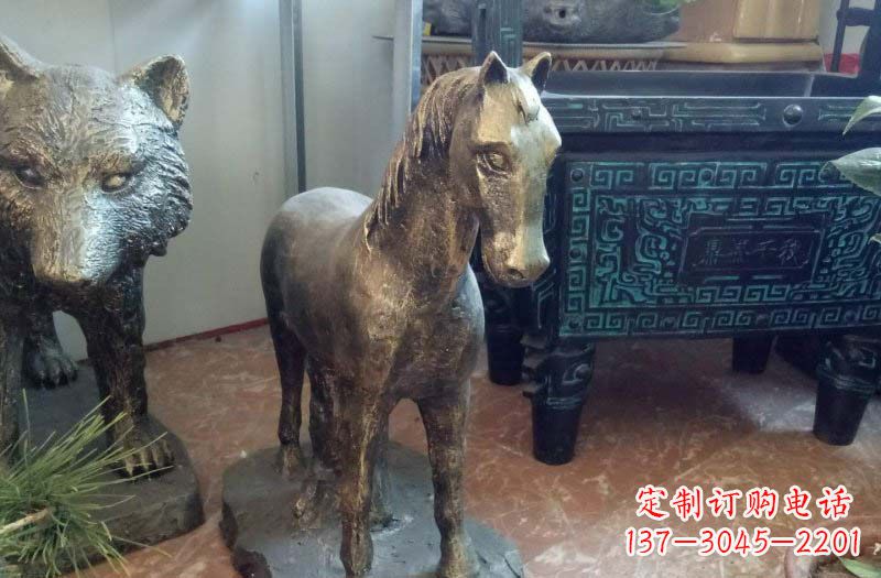 常州铸铜马雕塑222