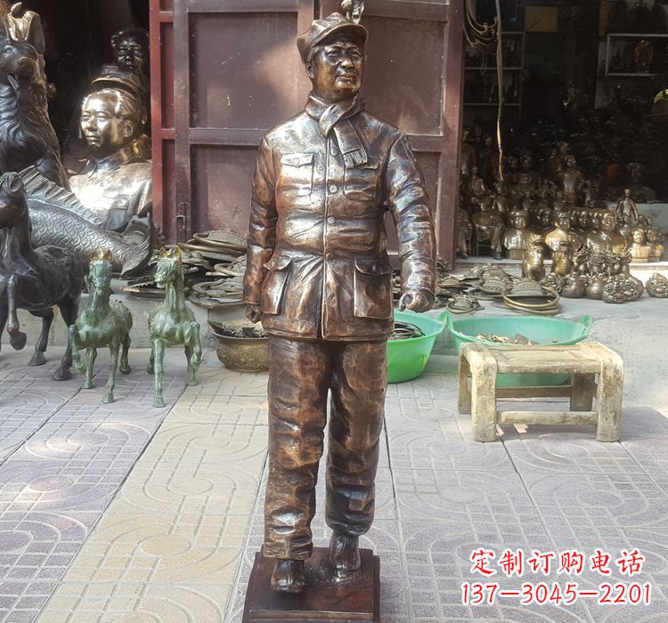 常州铸铜青年时期毛主席