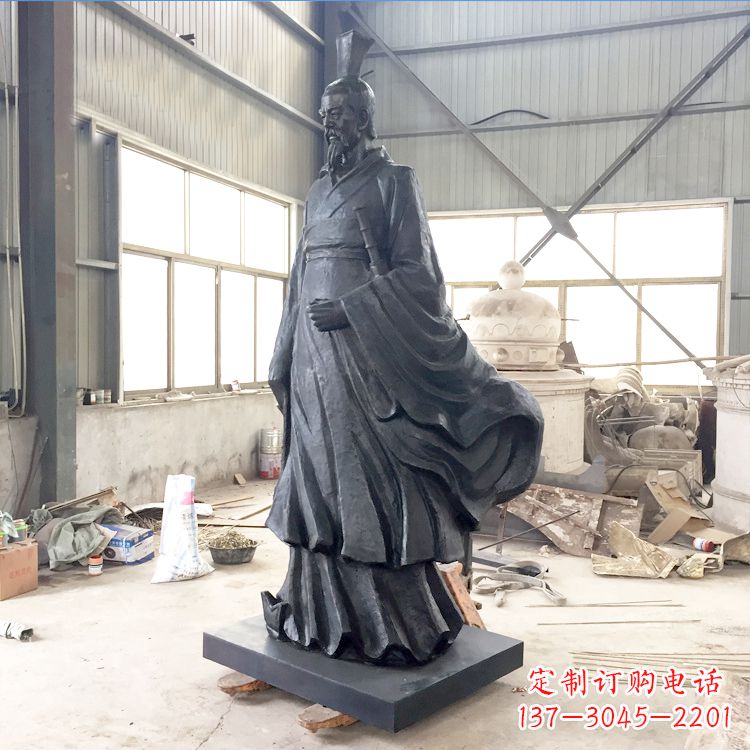 常州铸铜屈原雕塑
