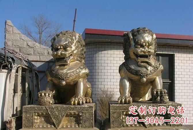 常州铸铜狮子雕塑