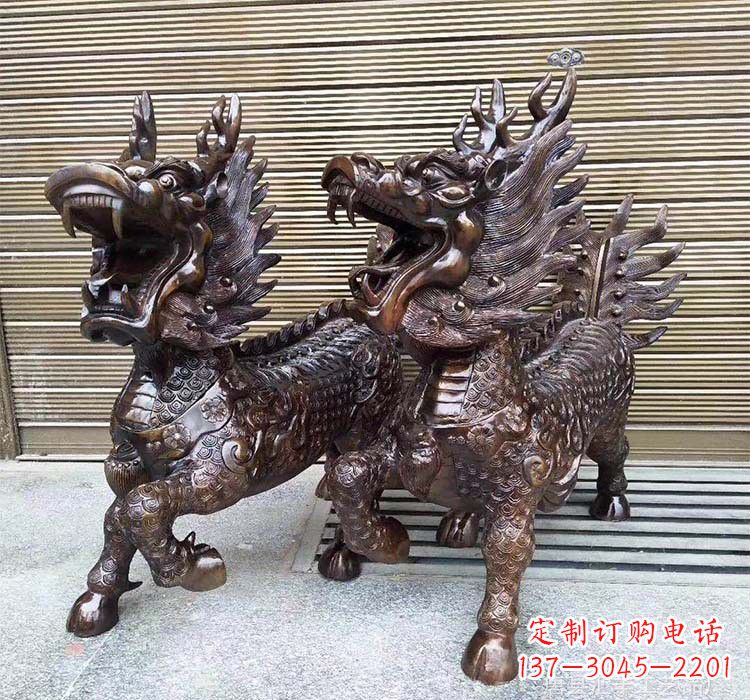 常州铸铜铜麒麟