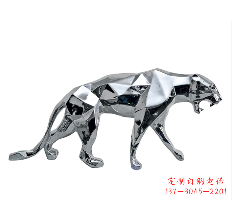 常州豹子雕塑不锈钢
