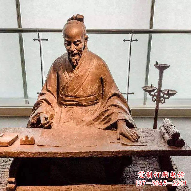 常州祖冲之圆周率情景小品雕塑-中国古代数学家著名历史人物