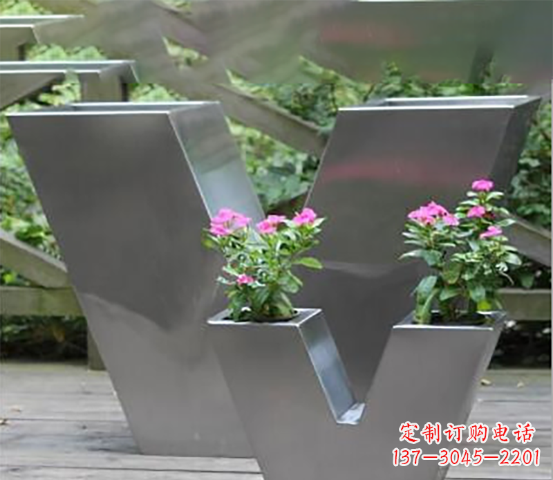 常州花盆不锈钢雕塑
