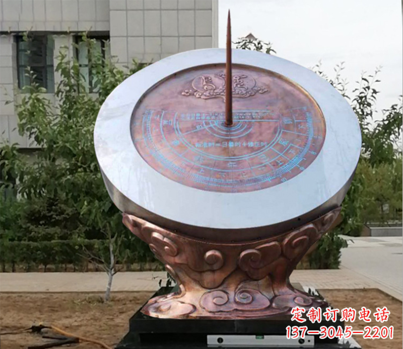 常州日晷雕塑不锈钢